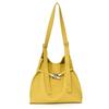 Retro Soft Leather Large Capacity Tote Bag for Women, New Casual and Simple Commuting One Shoulder Underarm Bucket Bag