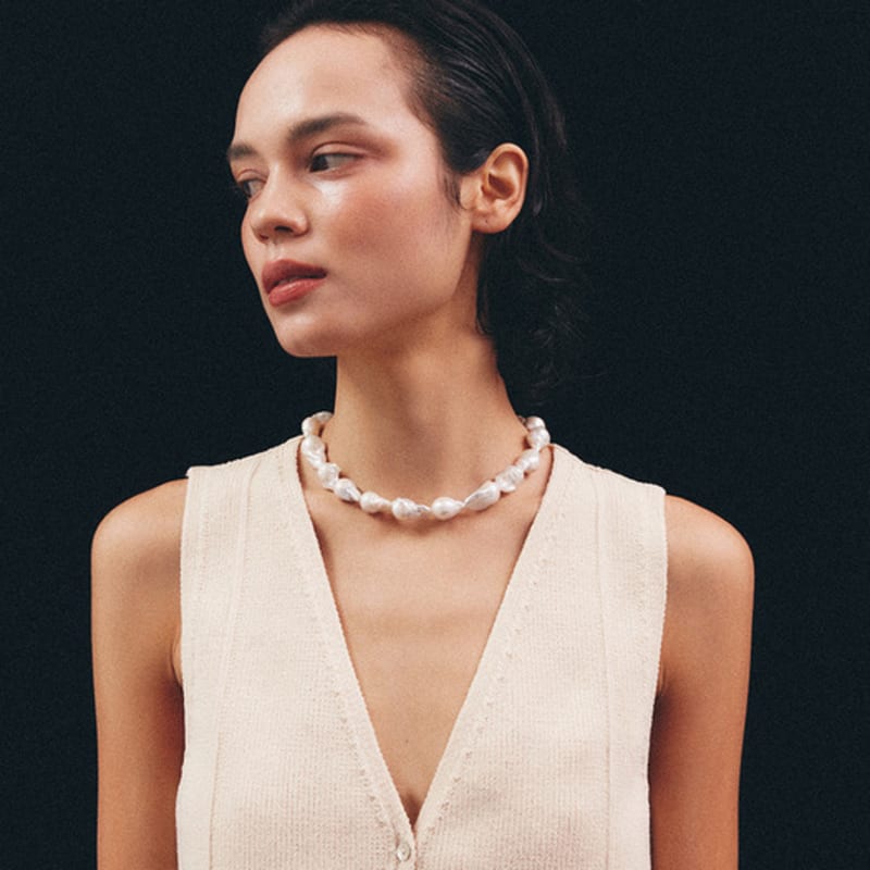 Lowool Queen Pearl Necklace