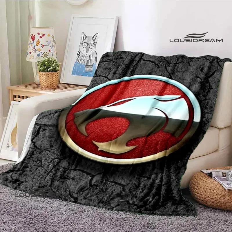 Thundercats Cartoon-Druckdecke, warme Decke für Kinder, T-Flansch-Decke, Heimreisedecke, Bettauskleidung, Geburtstagsgeschenk