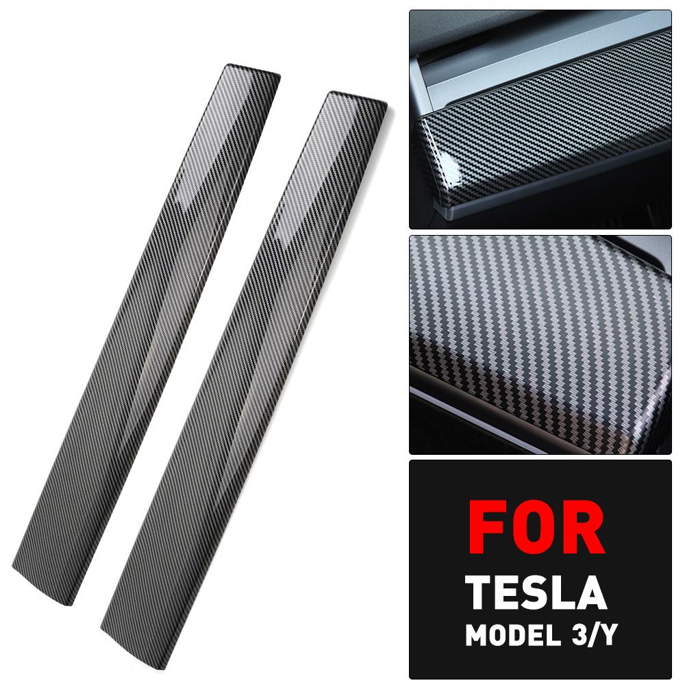 Model3Y Armaturenbrett Zierblende Kohlefaser