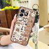 Kickstand Phone Holder Phone Case For Ulefone Note18 Ultra Anti-knock Wrist Strap Ring Anti-dust Soft case Silicone Cute