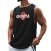 Men's Fitness Vest, Summer Fitness Suit, Mesh Quick Drying Loose Sleeveless T-shirt, Men's Muscle Running Vest