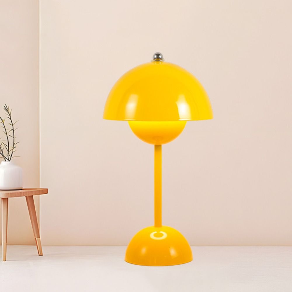 Touch Control LED Table Lamp Tricolored Light Decorative Lamp Dimmable Flower Bud Lamp  Living Room