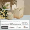 Luxury Cement Cup Aromatherapy Candle: Long-Lasting Fragrance and Elegant Ornament for a High-End Ambiance, Perfect Birthday Gift