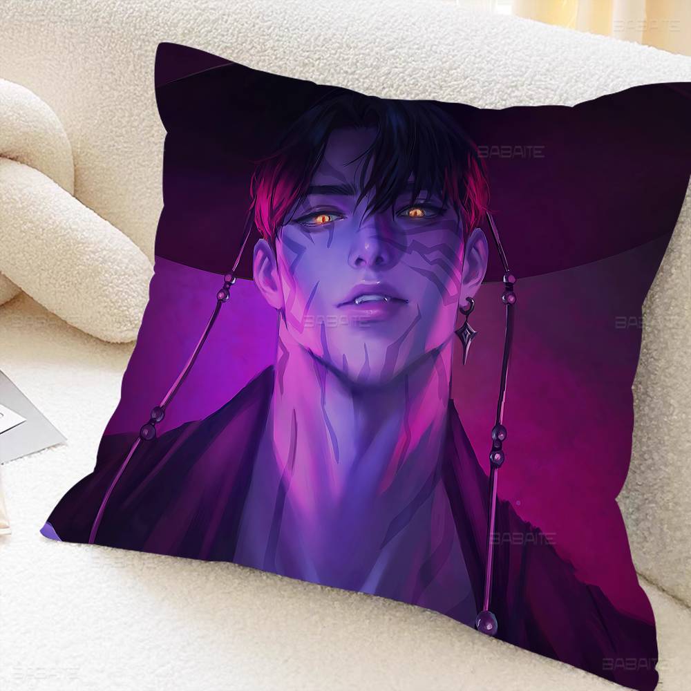 Anime KPop Saja Boys D-Demon H-Hunters Pillow Cushion Cover Pillowcase Living Room Sofa Home Decor Customized
