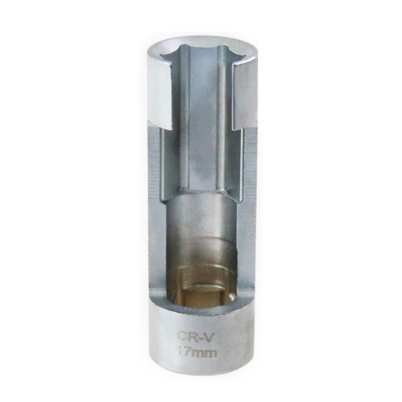 

Professional 17mm/19mm Oil Hose Removal Socket Diesels Injector Fuels Line Sleeve for Quick Disassembly Auto Repair Tool 17 mm