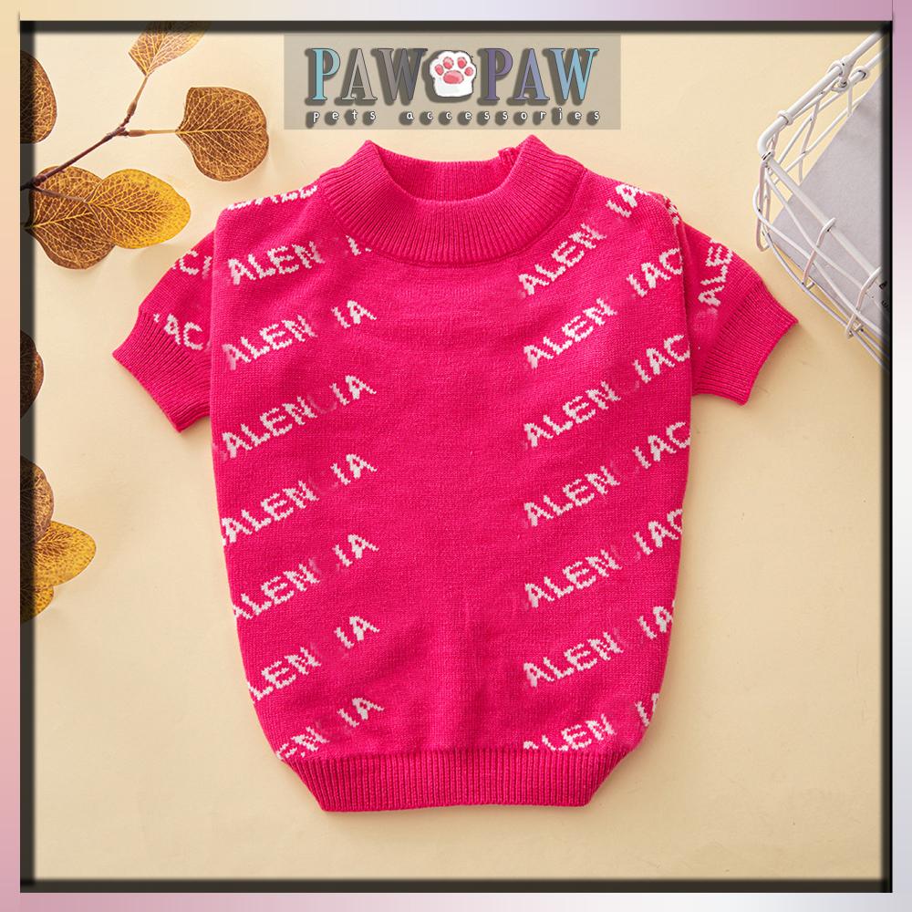 

Роскошный дизайнерский свитер PawPaw для собак и кошек, одежда высокого качества для собак, модная удобная осенняя одежда для домашних животных