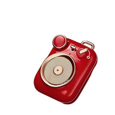 Mao Wang MW-P3 Portable Retro Mini Bluetooth Speaker CN Plug (adapter Included)