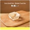 Wooden Boat-Shaped Toast Packaging Trays