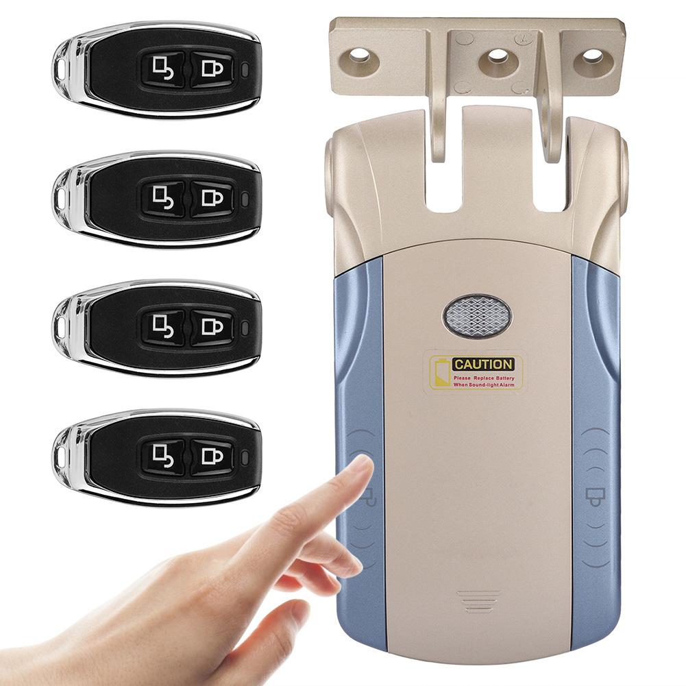 WAFU Drahtlose Unsichtbare Keyless Elektronische Schloss Fernbedienung Touch Gesperrt & Entsperren (Typ A)
