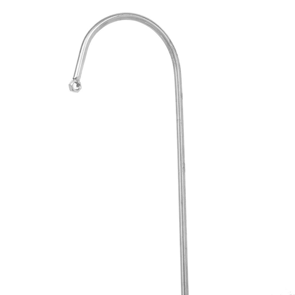 Stainless Steel Bird Standing Frame Parrots Training Rod Supplies with Two Food Bowl