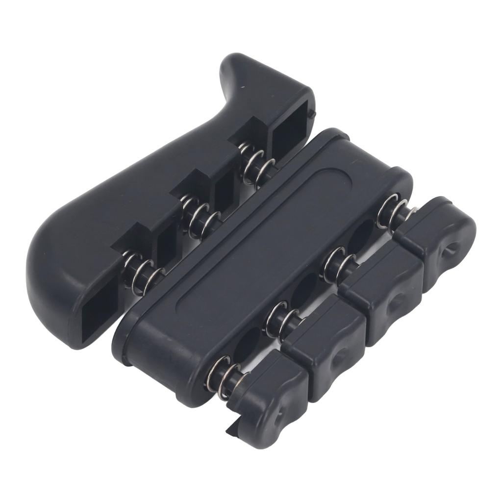 4pcs 7LB Finger Strengthener Improve Dexterity Reduce Pressure Adjustable Finger Exerciser for Musician Black