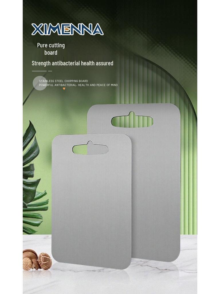 Pure Titanium Crystalline Cutting Board: Antibacterial, Anti-Mold, Double-Sided, 304/316 Stainless Steel
