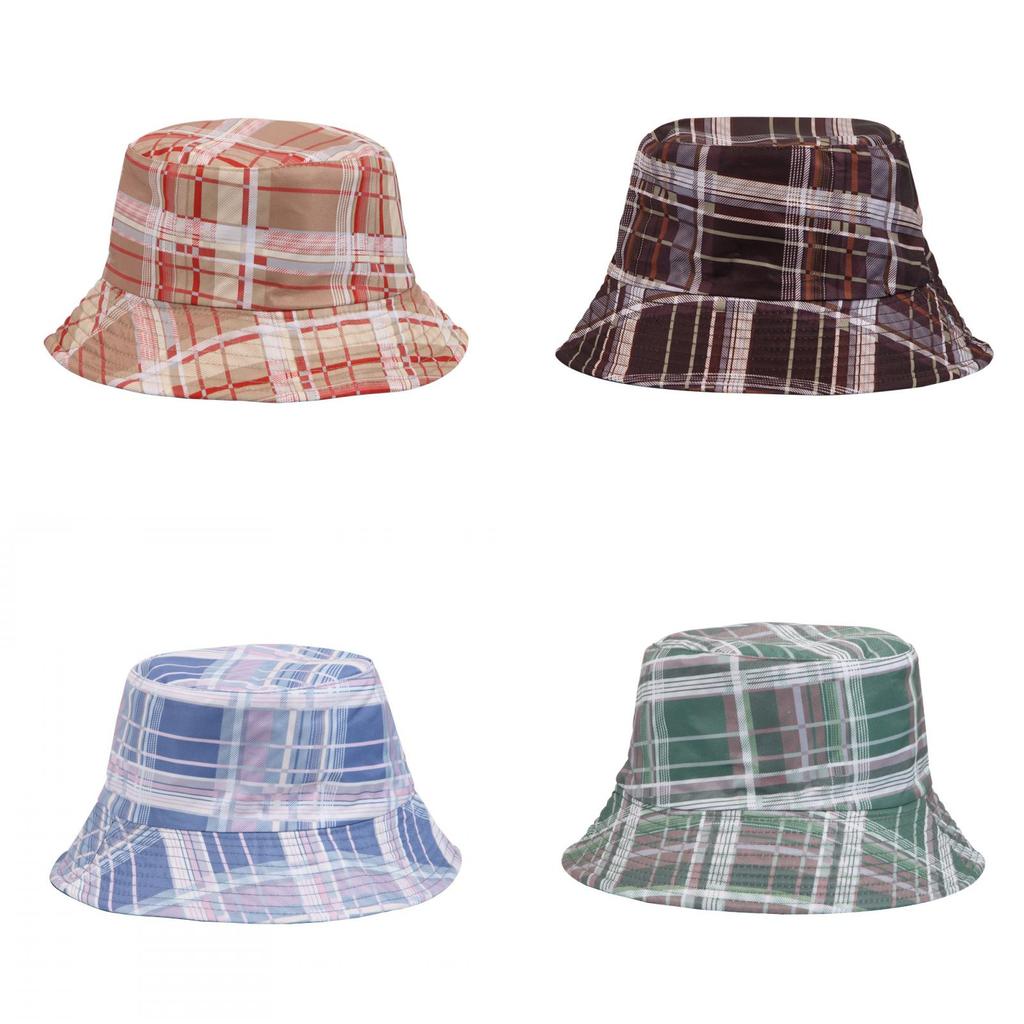 Versatile Style Hat Simple Line Print Womens Sunshade Fishermans Hatscaps