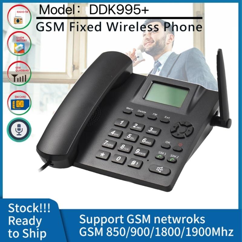 DDK995 Desktop Telephone With 2 Memory Card Functionality, Clear Call And Simple Operate For Offices Homes and Hotel