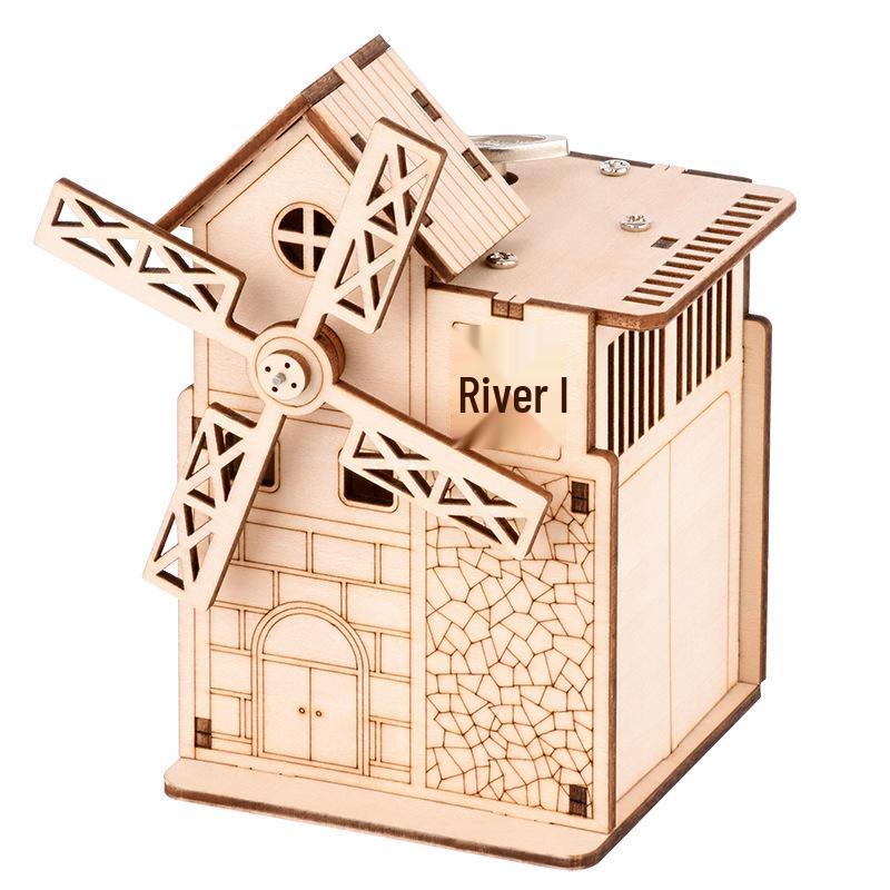 6-Year-Old Wooden 3D Model Puzzle