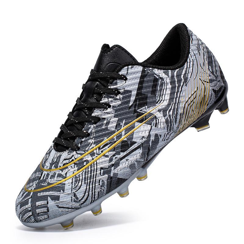 Zhenzu Men's Low-Top AG Spiked Lawn Football and Frisbee Training Shoes