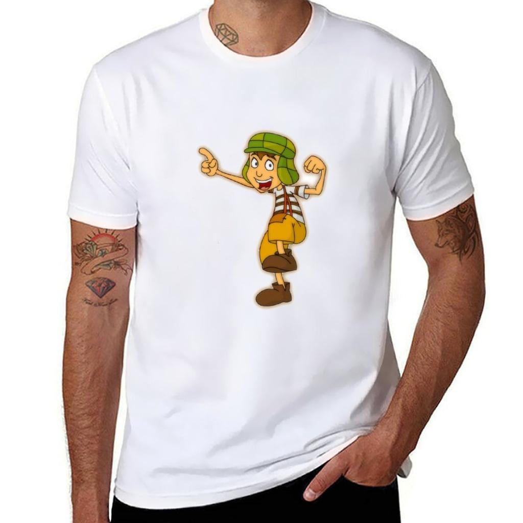 Chavo Del Ocho Karikatur T-Shirt Übergröße Street Style T-Shirt