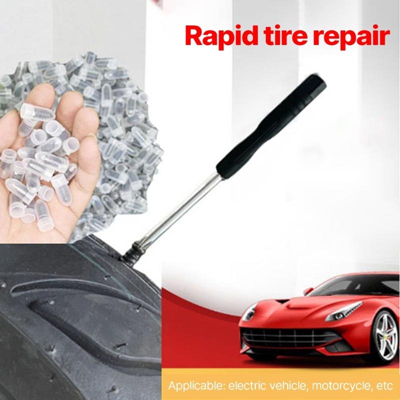 20PCS Tire Repair Studs Durable Rubber Self Tapping Screws Quick Effective Puncture Repair Tire Fix Punctures with Ease