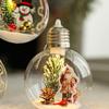 Plastic Material Christmas Ball Light Feature Christmas Tree Pendant  Christmas Decoration