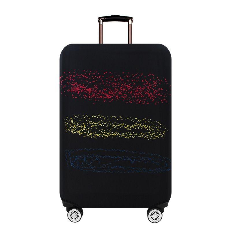 Luggage Case Thin Protective Cover Cartoon Pattern Trolley Travel Leather Box
