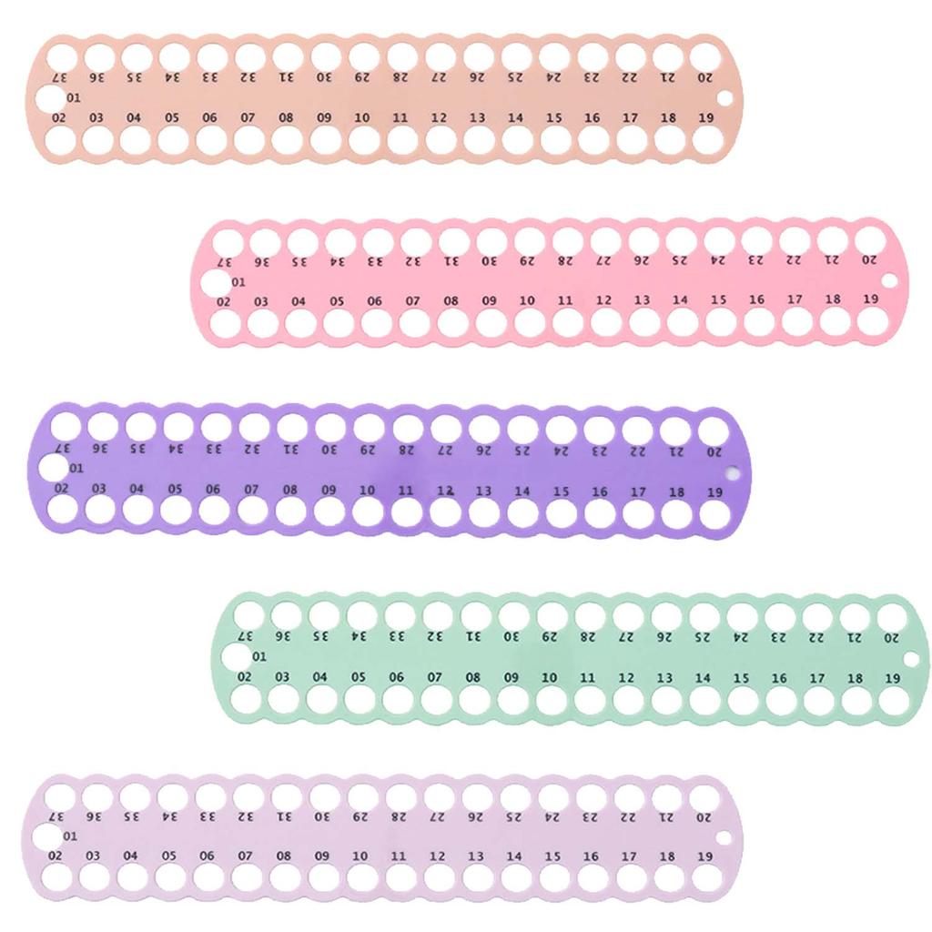 5Pcs Thread Organizer Board 37 Holes PC Winding Rack for Embroidery Floss Cross Stitch DIY Sewing Craft Storage Holder