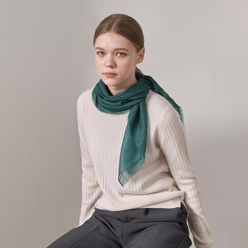 Dal Cashmere Air Cashmere 100 Scarf Shine Green