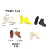 1Pair Plastic 1/6 Doll Shoes Fashion Doll Casual Wear Shoes  Fit Foot Length 2cm Dolls