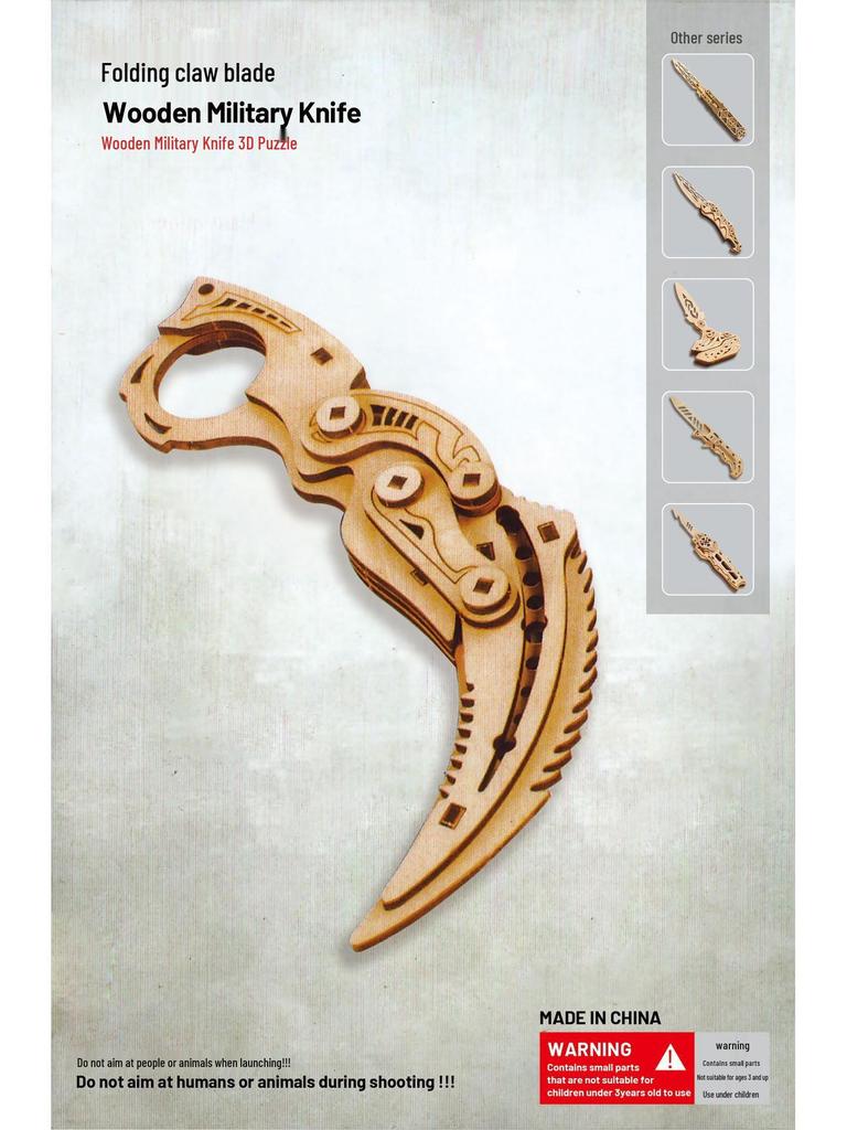 3D Laser-Cut Wooden Butterfly Puzzle Kit for Kids
