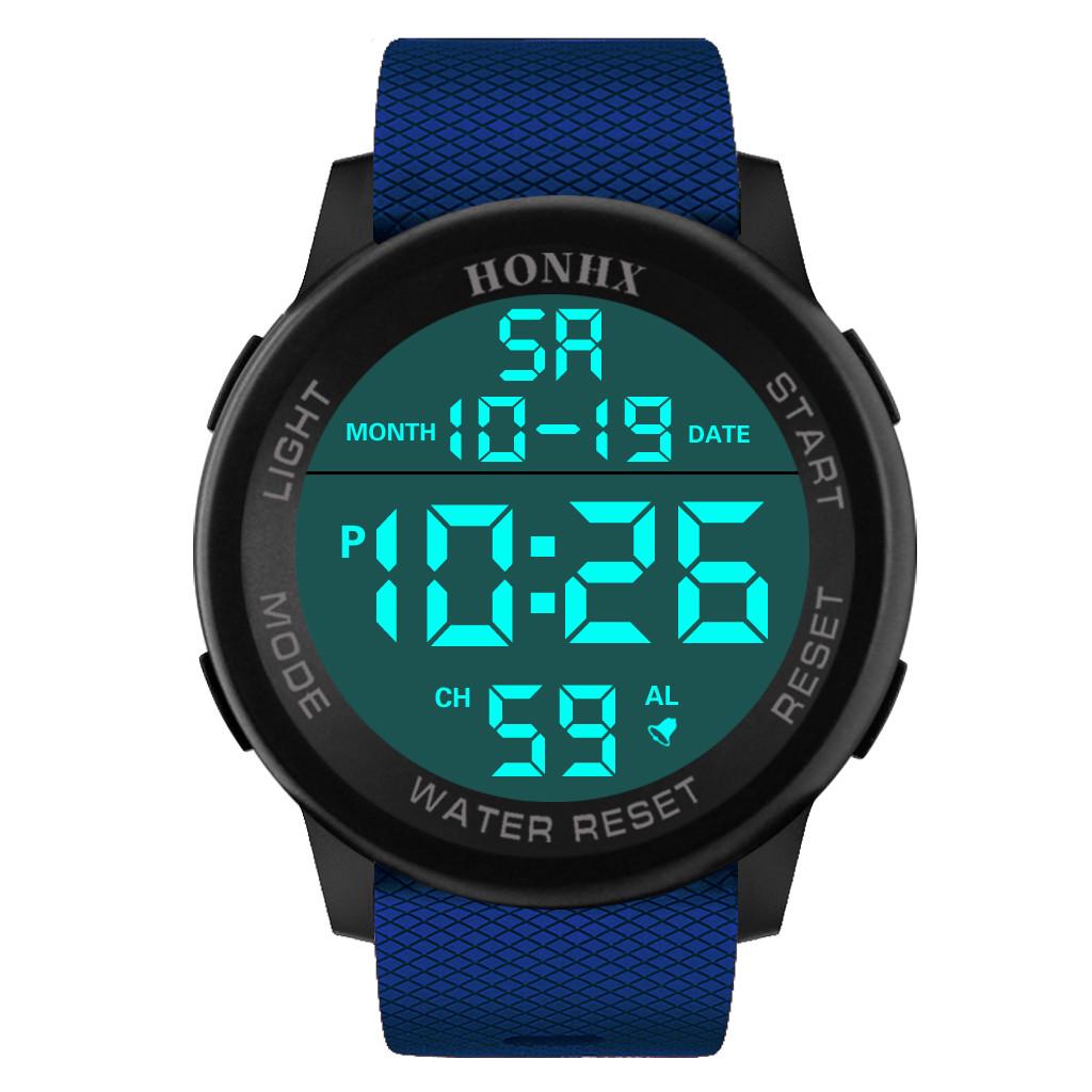 Luxury Men Analog Digital Military Sport LED Waterproof Wrist Watch