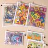Breathable Zippered Mesh Organizers Pouch For Building Blocks Puzzle Portable Travel Toy Storage Solution