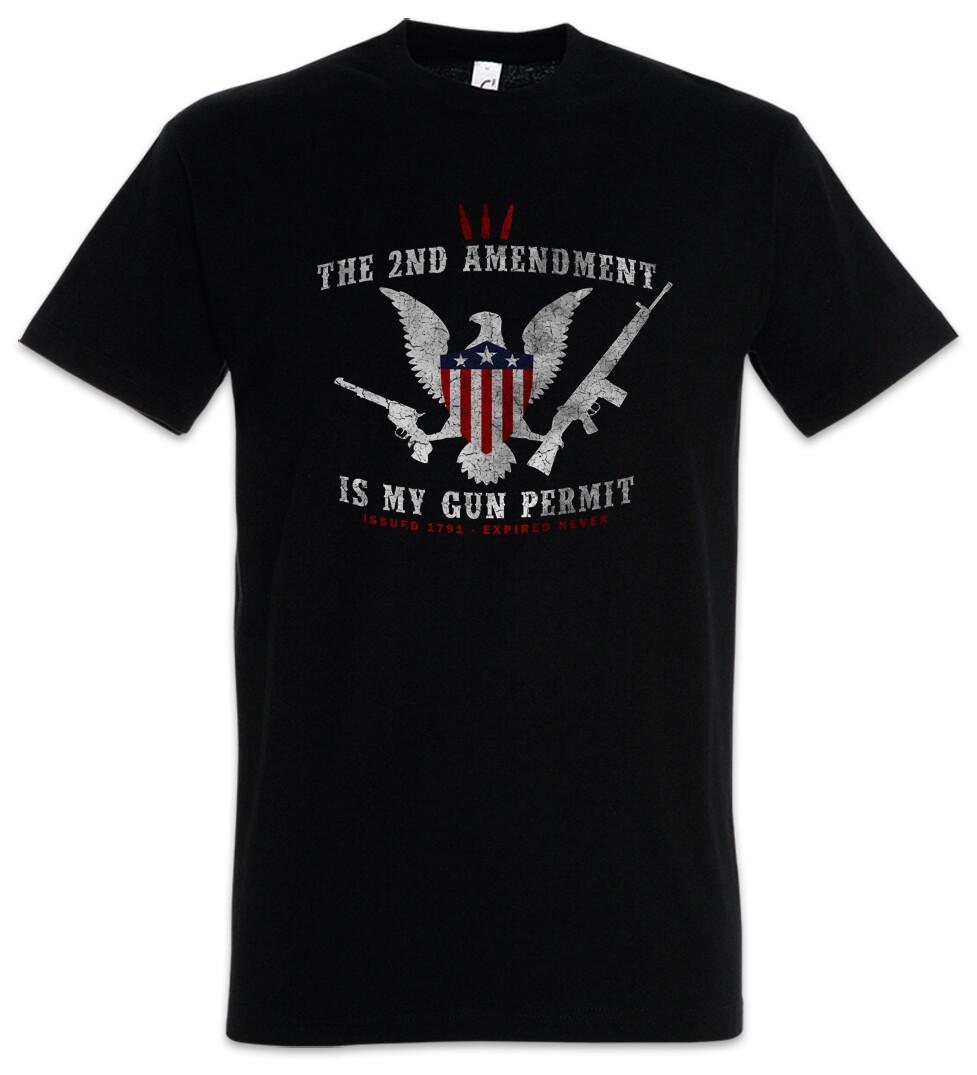 The 2nd Amendment I T-Shirt Pistol Gun Guns Rifle Rifles US Law Laws Fun S