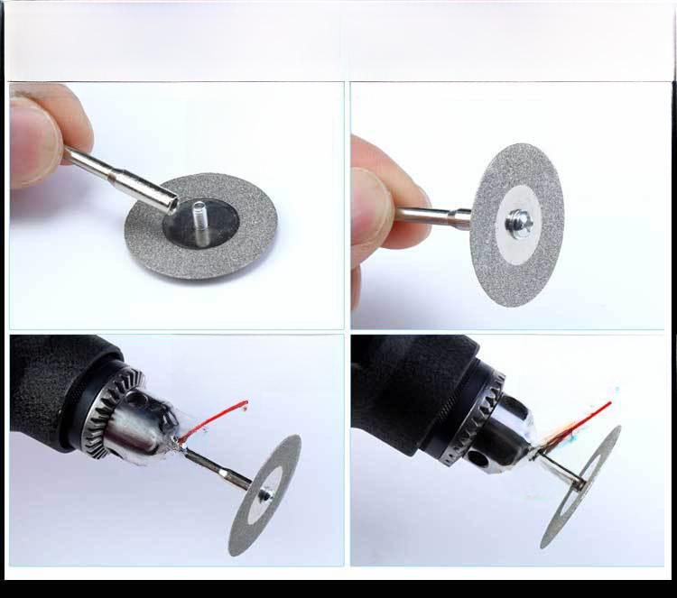 10-Piece Diamond Saw Blade Set for Cutting and Grinding Jade