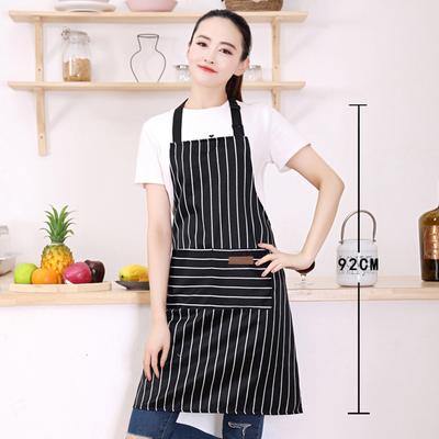 New 2pcs Black, Gray Cooking Kitchen Aprons Adjustable Neck Strap for Cooking Baking