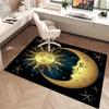 1Pc Sun and Moon Print Rug - Home Decoration Carpet For Living Room Bedroom Flooring Computer Chair Area Rug