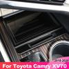 Car Central Control Storage Plate Panel Trim Cover for Toyota Camry  70 V70 Xv70 2018    Trd Accessories Atuo