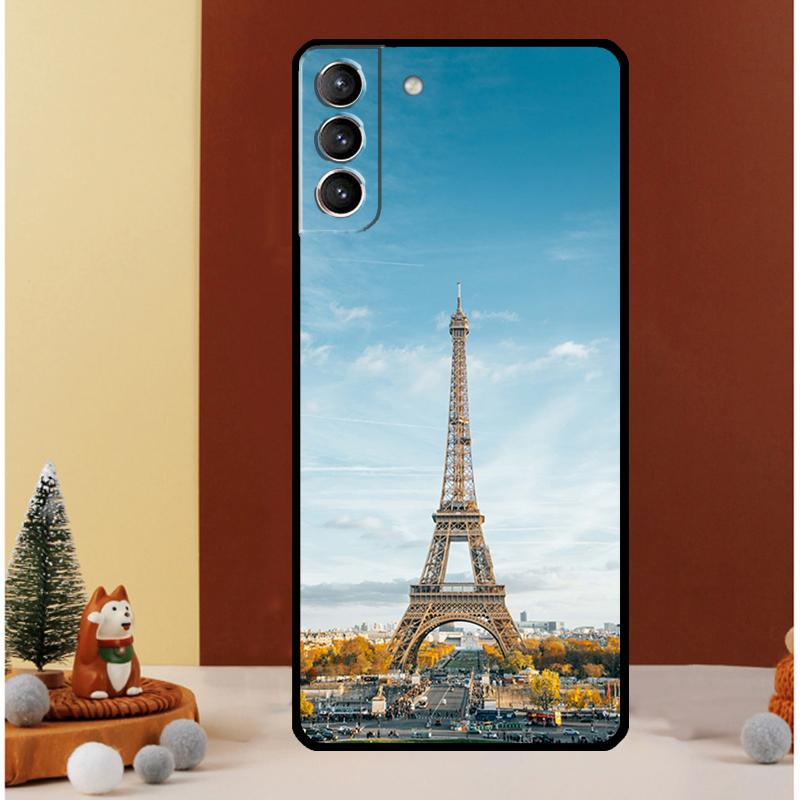 France Paris Eiffel Tower Case For Samsung Galaxy S24 S26 Ultra S22 S23 S25 Ultra S20 S21 Plus S10 S25 FE Cover Funda