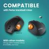 Perixx 34 mm Ersatz-Trackball, Perixx 717, Ersatzball, kompatibel, glänzende Oberfläche, Speed Type, weiß, PERIPRO-303WH, PM-517 (Orange)
