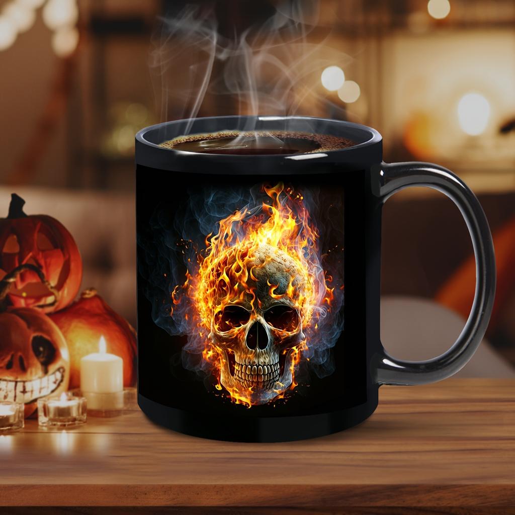 New, Hot-selling Skull, Ceramic Coffee, Mug, Water Cup Gift.