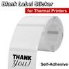 230Pcs Transparent Blank Label Sticker DIY Name Tag Sticker Self-Adhesive Label  School Supplies