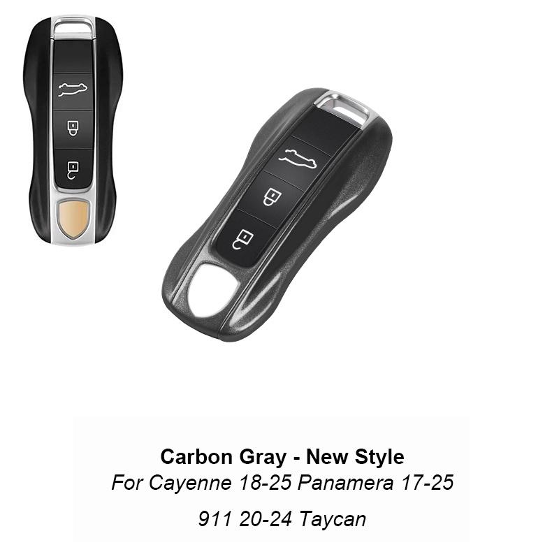 Remote Smart Car Solid Color Abs Key Cover For Porsche Panamera Macan 718 Taycan 911 Cayman Boxster 9ya 971 Car Accessories