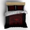 Red dragon emblem design. Bedding sets Duvet cover sets Duvet covers Pillowcases(1 * Duvet Cover 2 * Pillowcases, without duvet insert)