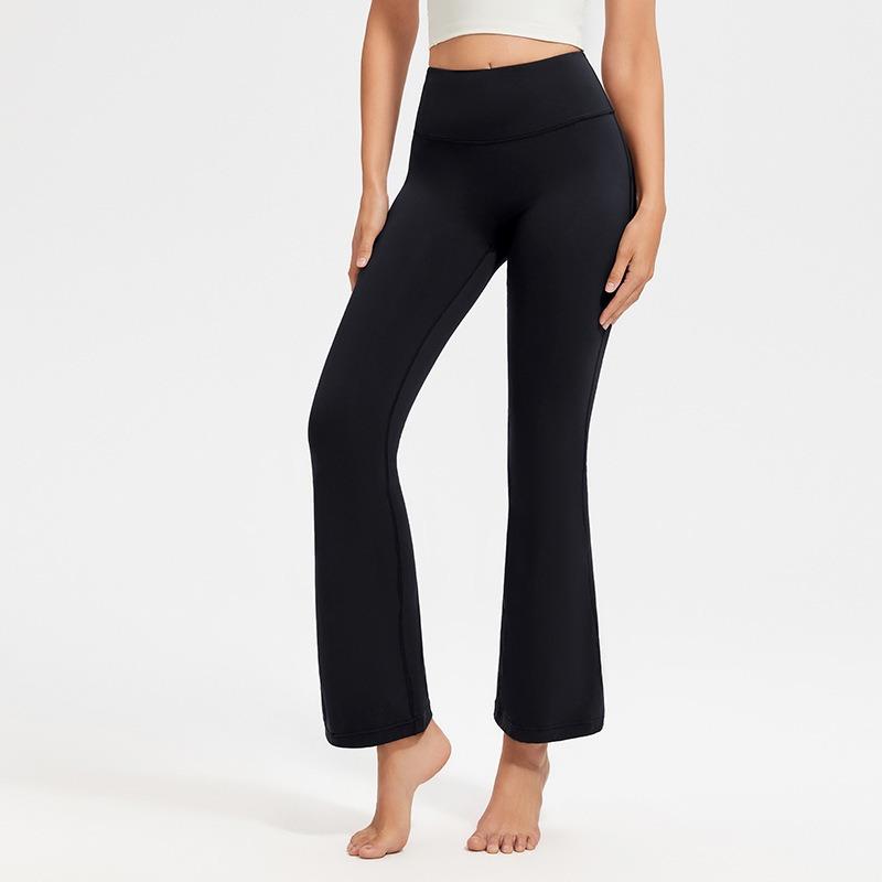 New Fashion Sports Casual Flared Yoga Pants Women High Waist Hip Lifting Fitness Yoga Trousers Women Slim Fit Loose Joggings Running Yoga Pants 25587