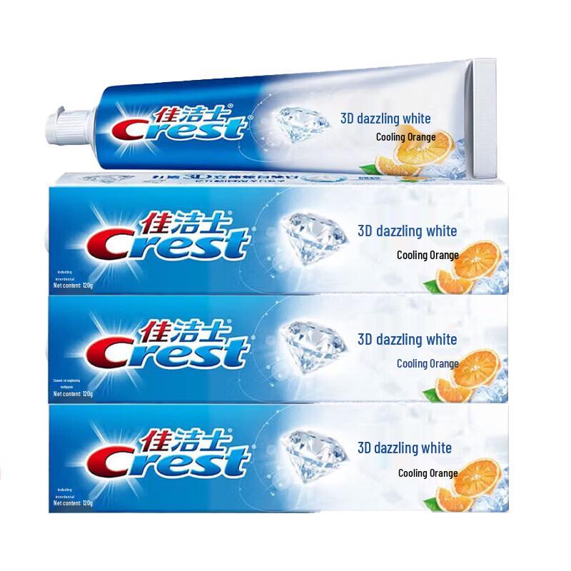 Crest 3D White Invigorating Icy Orange Toothpaste