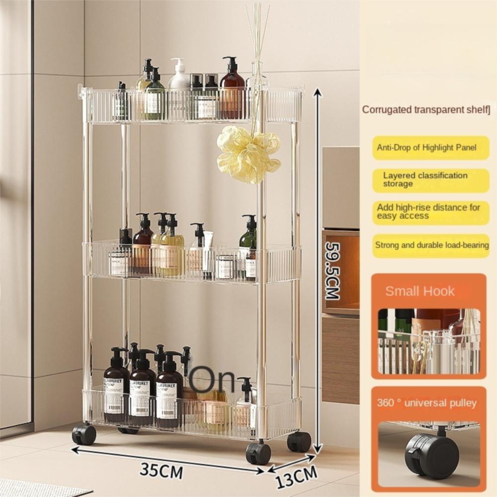 

Компактная стойка для хранения Многофункциональная тележка Полка для хранения Гостиная A