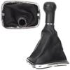 VW Golf IV 97-03 Pomo de Palanca de Cambios Plateado y Funda con Marco Cromado 6 Velocidades Agujero 23mm