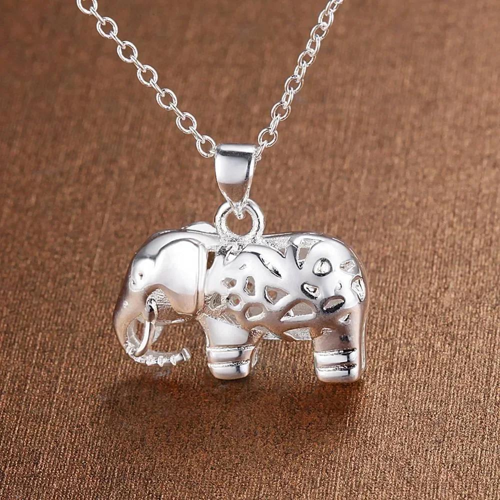 

high quality Copper fine elephant pendant Necklace For Women fashion luxury designer Jewelry Wedding party gift Y21151YY-