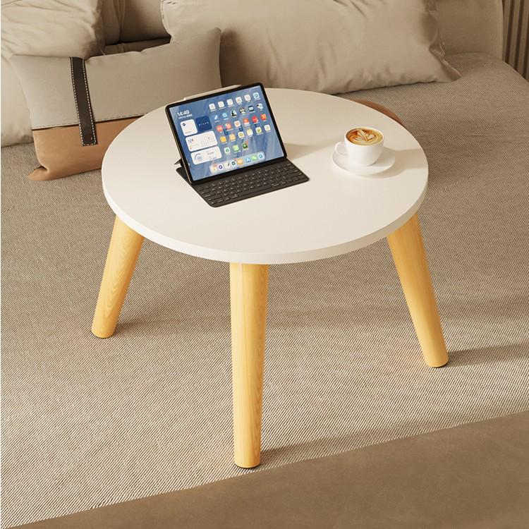 Round Coffee Table - Small, Stylish, Minimalist Side Table for Home, Balcony, or Sofa.