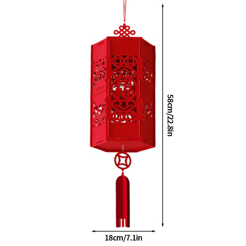 Chinese Wedding New Year Decoration Double Happiness Wedding Decoration Red Hanging Pendant Traditional Chinese Pendant Ornament
