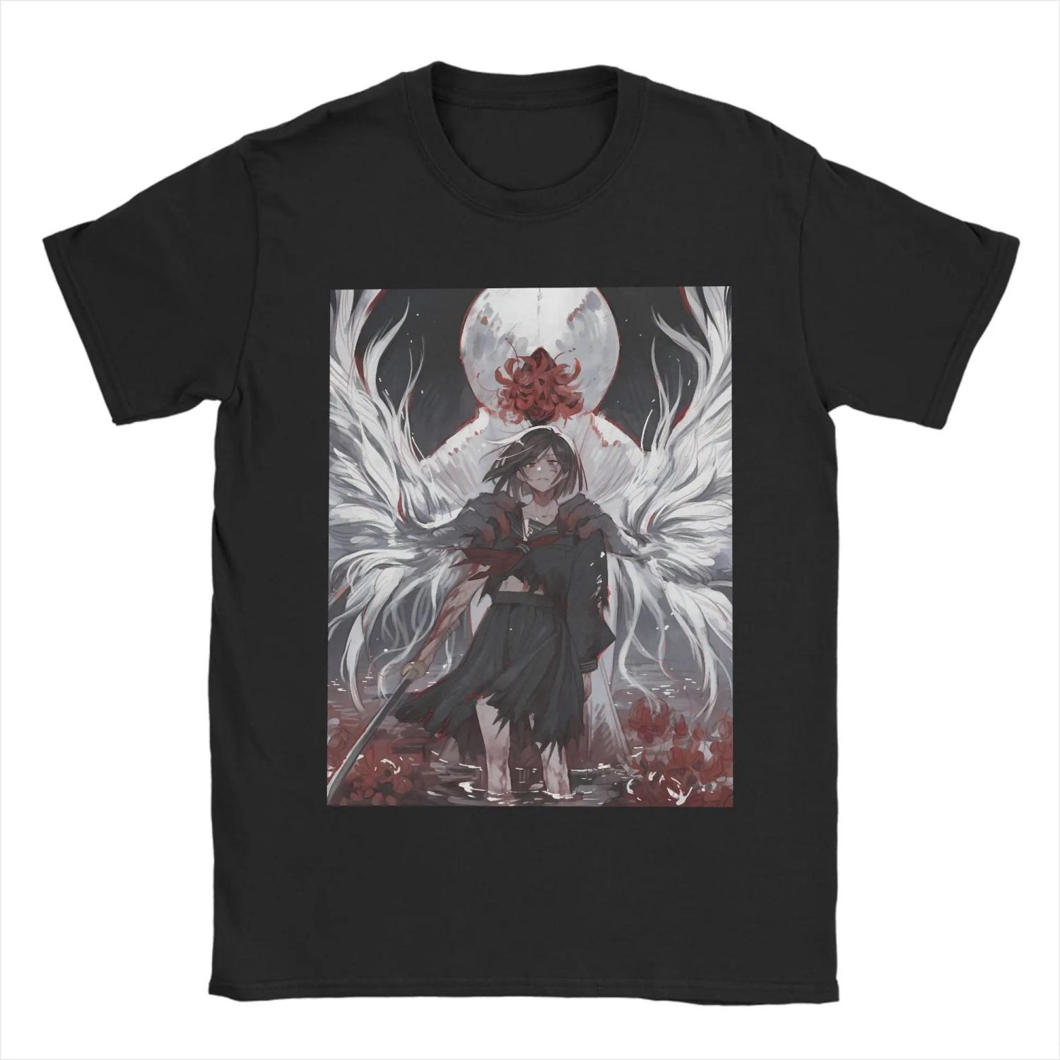 

Silent Hill F Horror Game T Shirt Pure Cotton Awesome T-Shirt Round Neck Tees Short Sleeve Tops Birthday Present S чёрный